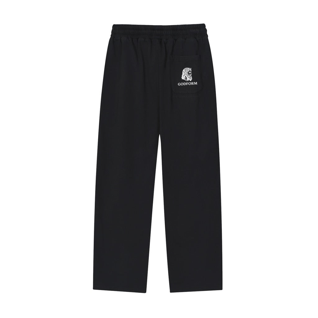 Reflection Striped Straight-Leg Sweatpants